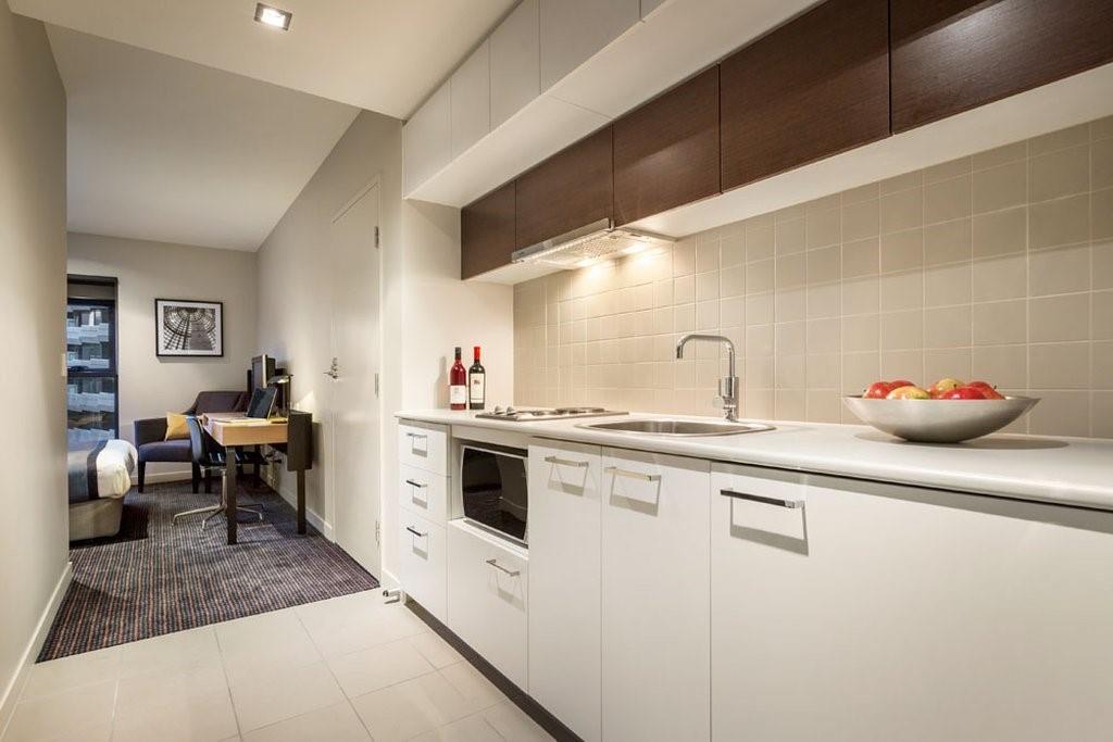 Quest Docklands Apart otel Melbourne Oda fotoğraf