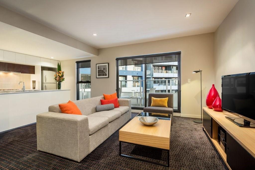 Quest Docklands Apart otel Melbourne Oda fotoğraf