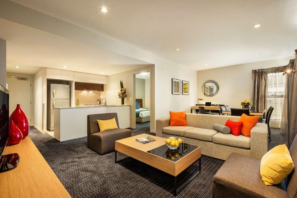 Quest Docklands Apart otel Melbourne Oda fotoğraf