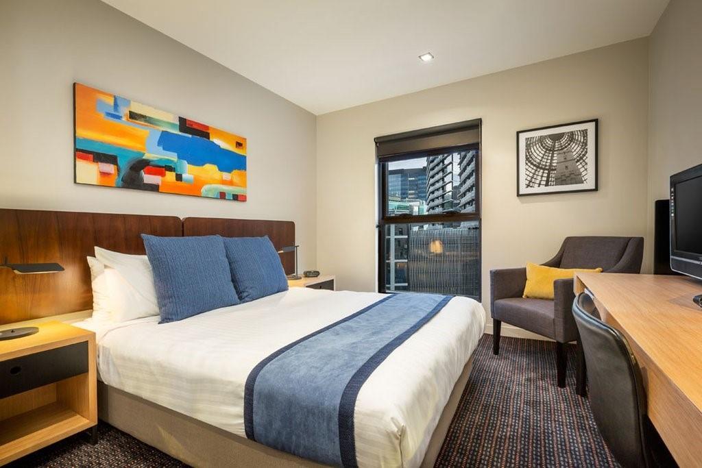 Quest Docklands Apart otel Melbourne Oda fotoğraf