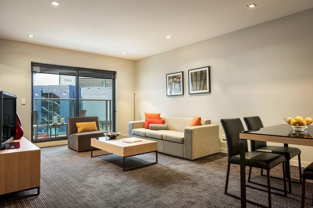 Quest Docklands Apart otel Melbourne Oda fotoğraf