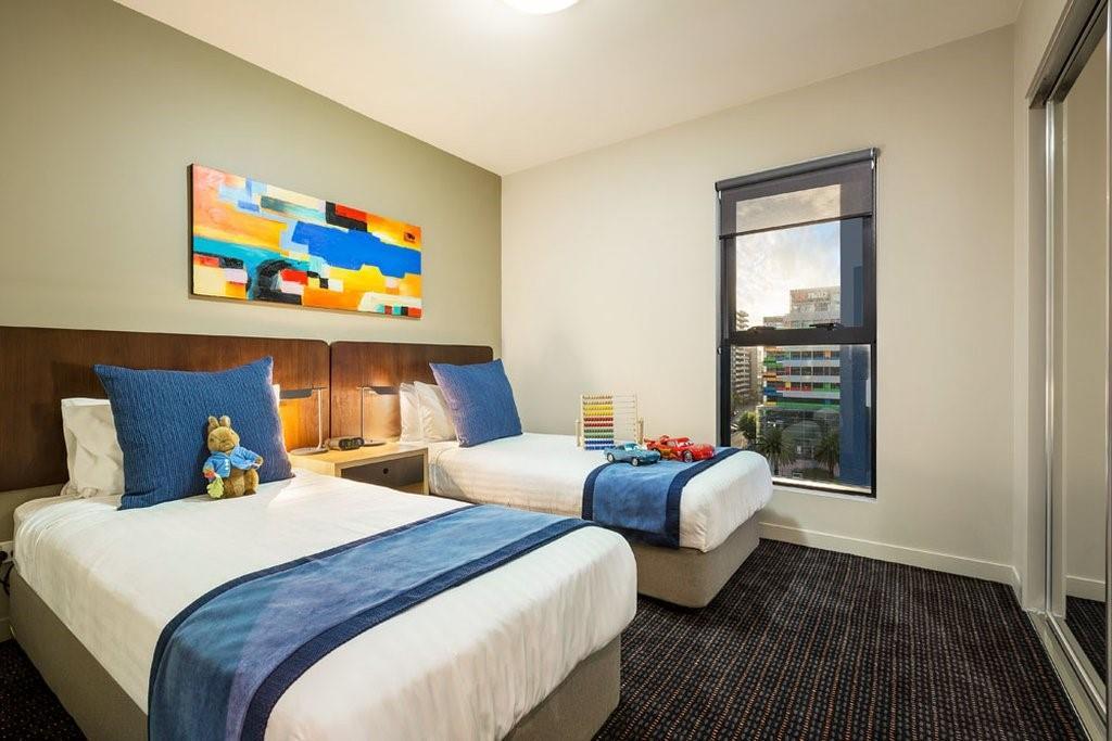 Quest Docklands Apart otel Melbourne Oda fotoğraf