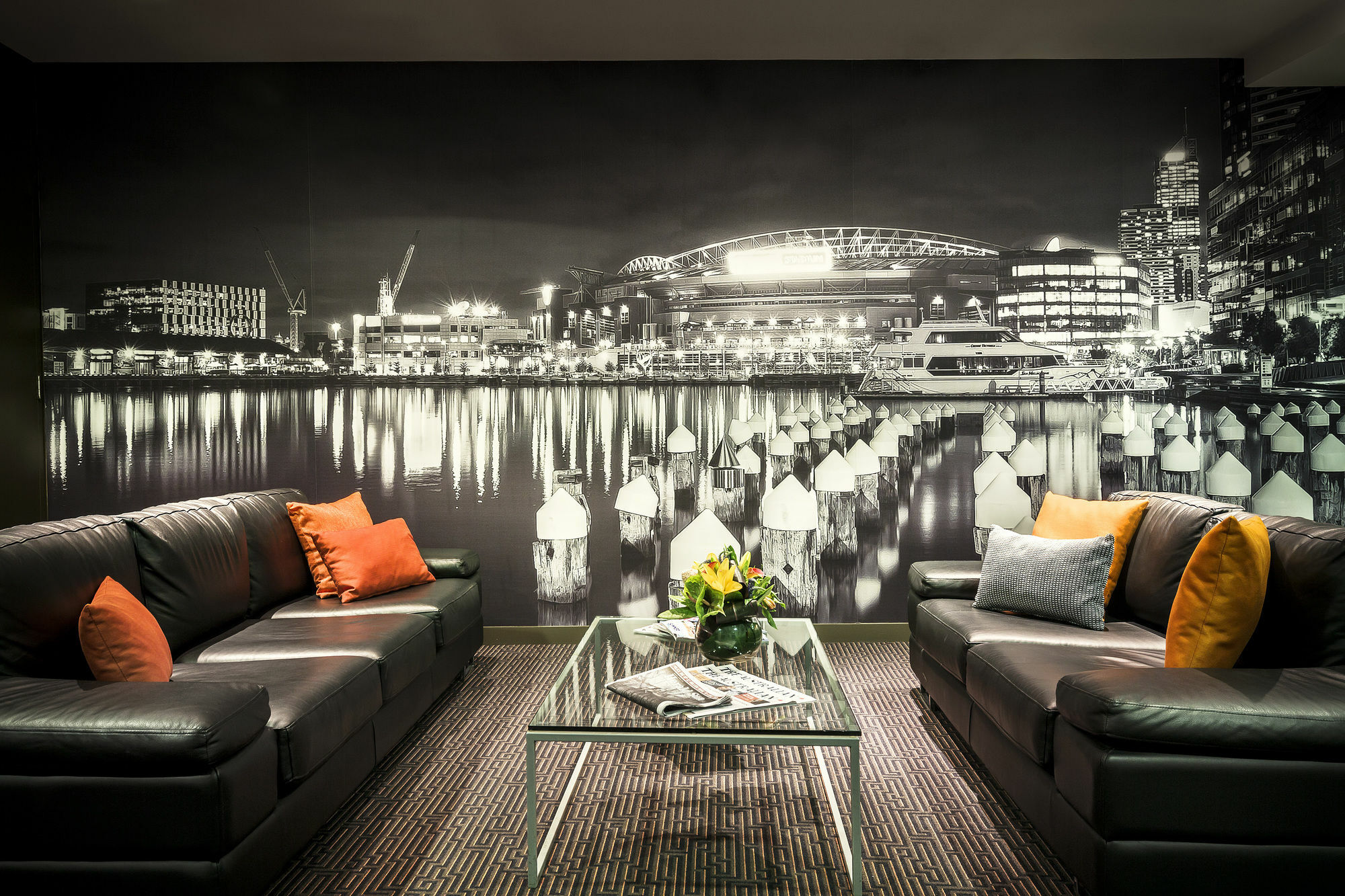 Quest Docklands Apart otel Melbourne İç mekan fotoğraf
